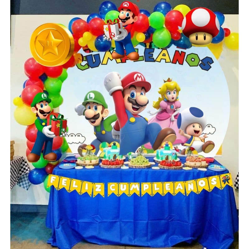 110 ideas de decoración para Fiesta de Cumpleaños de Super Mario Bros   Super mario birthday party, Super mario bros birthday party, Mario bros  birthday