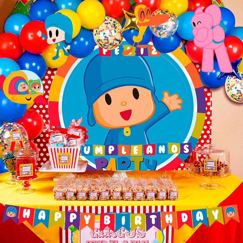  27 globos de pocoyo para fiestas de cumpleaños