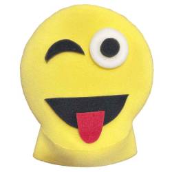 Sombrero de hule espuma emoji